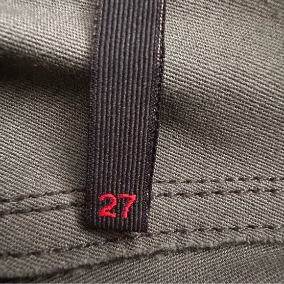 RtA Madrid Stretch Leather Skinny Pants Charcoal Gray Lambskin Zip Sz 27 - Picture 13 of 14